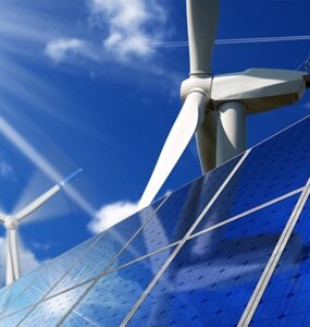 Solar Panels and Wind Turbines