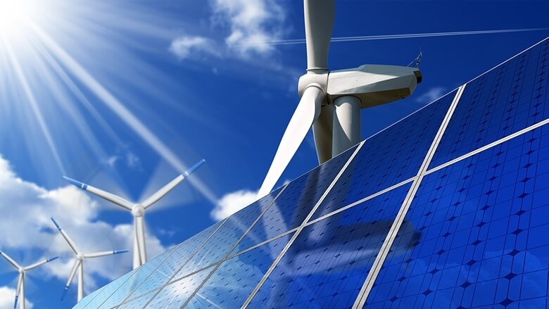 Solar Panels and Wind Turbines